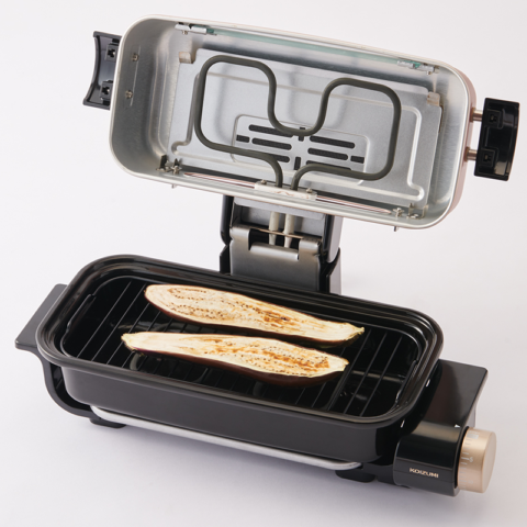 Koizumi Slim Roaster Oven (KFR-0800N) - Good for Grill, Heating, Roasting and Smoking at Home