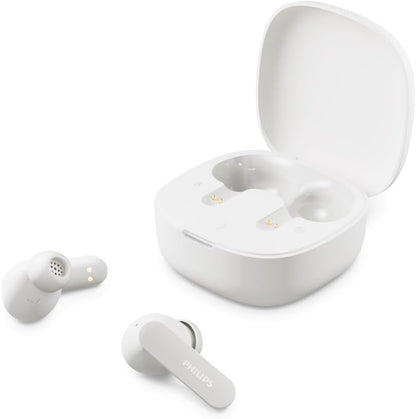 Philips TAT2200 True Wireless Bluetooth Earbuds with Active Noise Canceling, Stem Style, 4-Mic Technology, 36H Playtime