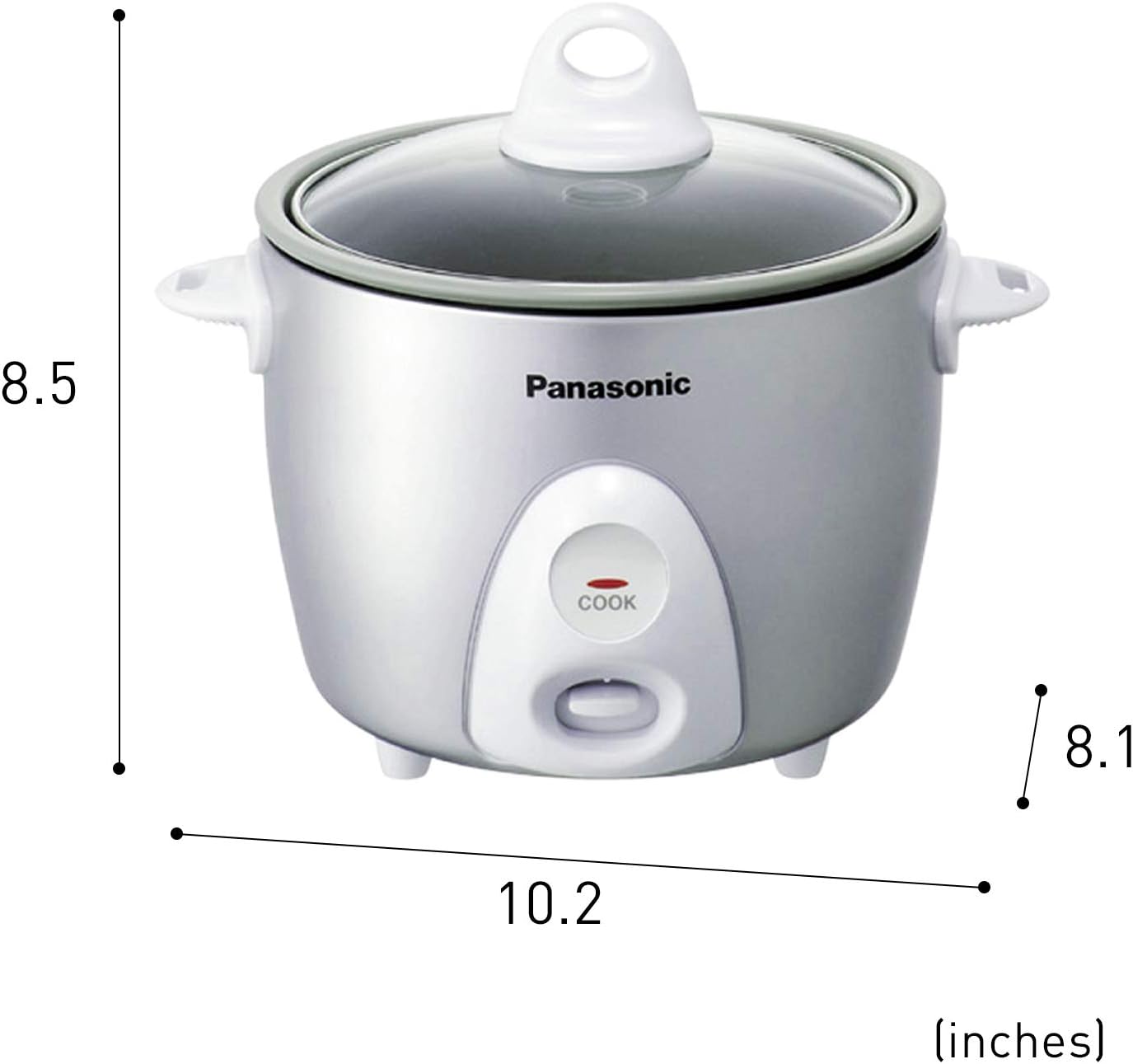 Panasonic 0.6L/3.3 Cups Automatic Bachelor's Rice Cooker SR-G06