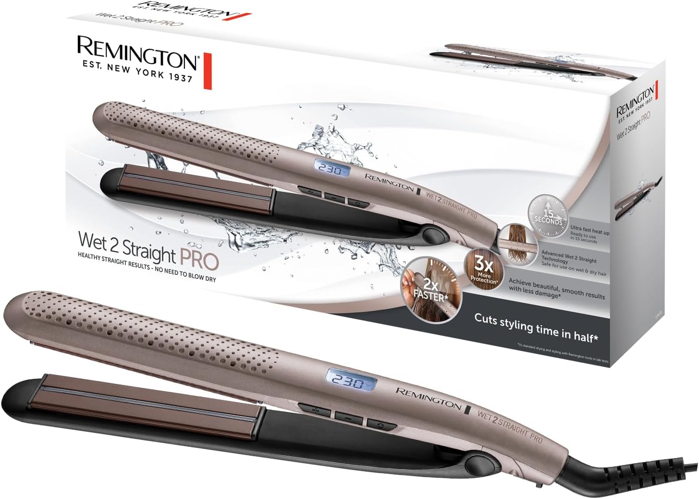 Remington S7970 Wet 2 Straight Pro Straightener