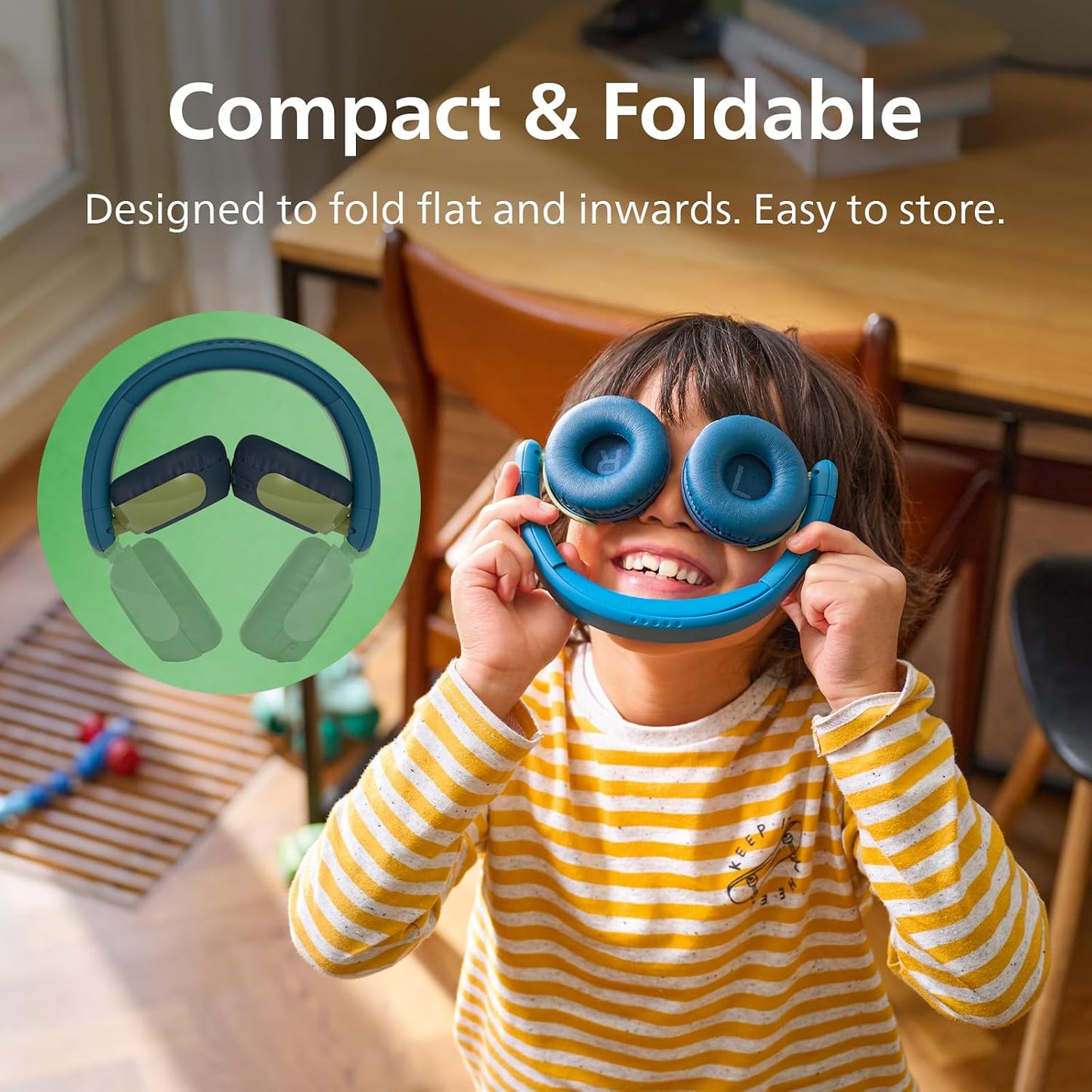 PHILIPS TAK4200CT 4200 Series On Ear Wireless Kids Foldable Headphones