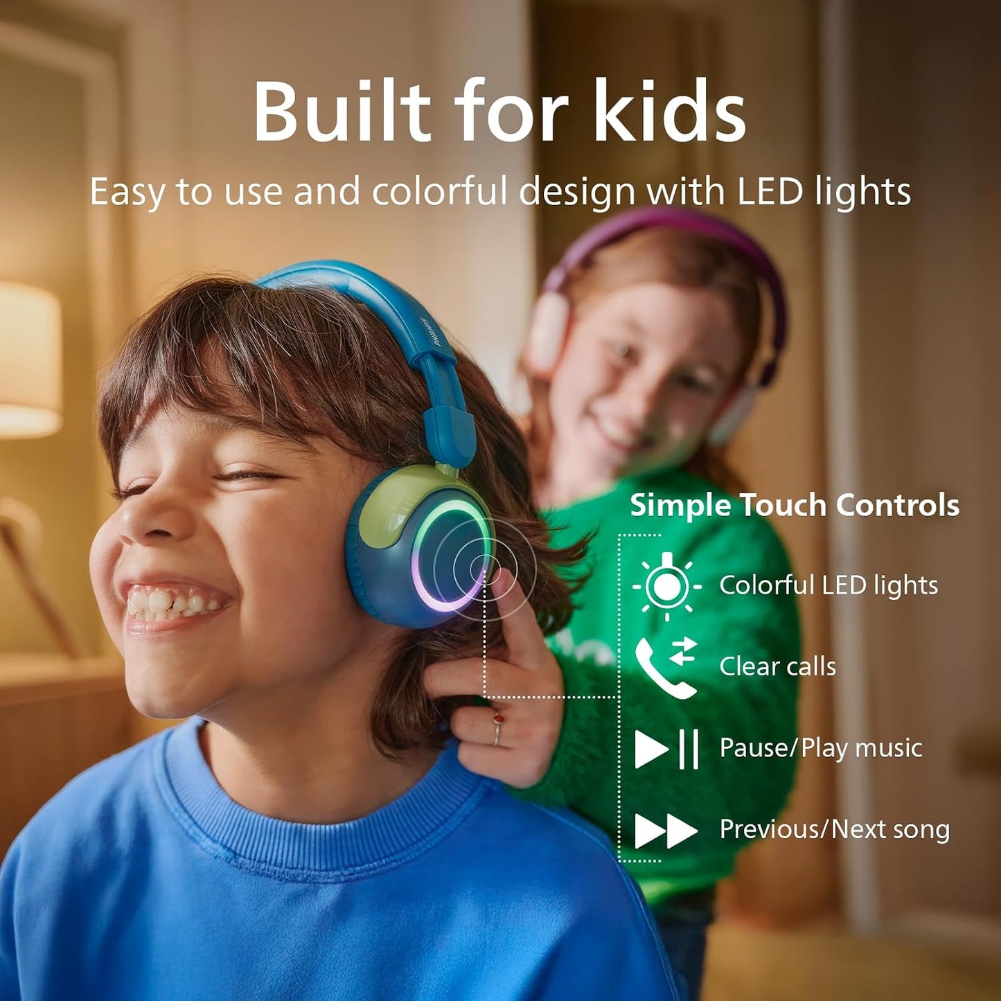 PHILIPS TAK4200CT 4200 Series On Ear Wireless Kids Foldable Headphones