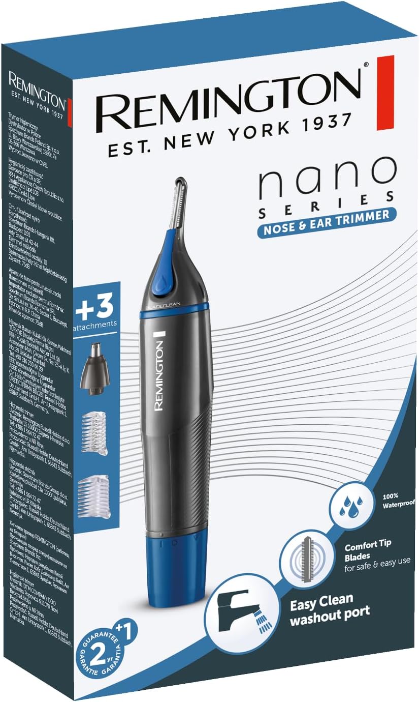 Remington NE3850 Mens Nose Ear Eyebrow Trimmer Waterproof