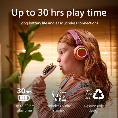 PHILIPS TAK4200CT 4200 Series On Ear Wireless Kids Foldable Headphones