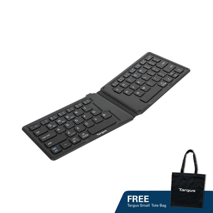 Targus AKF003 Ergonomic Foldable Bluetooth® Antimicrobial Keyboard