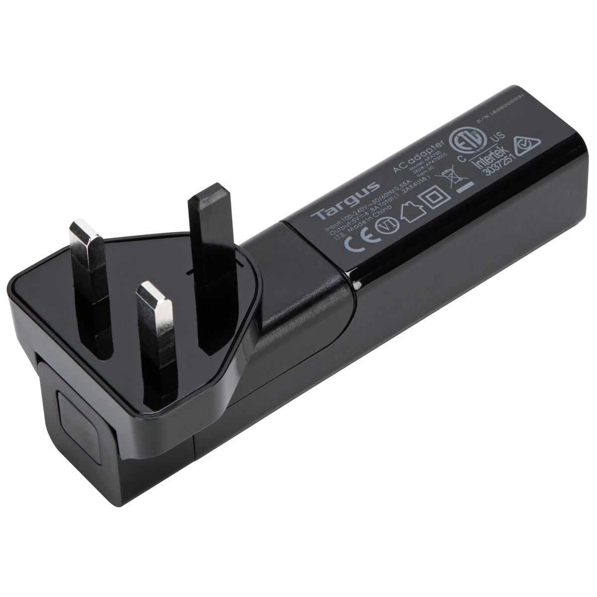 Targus APA750AP USB 4-Way International Fast Charger