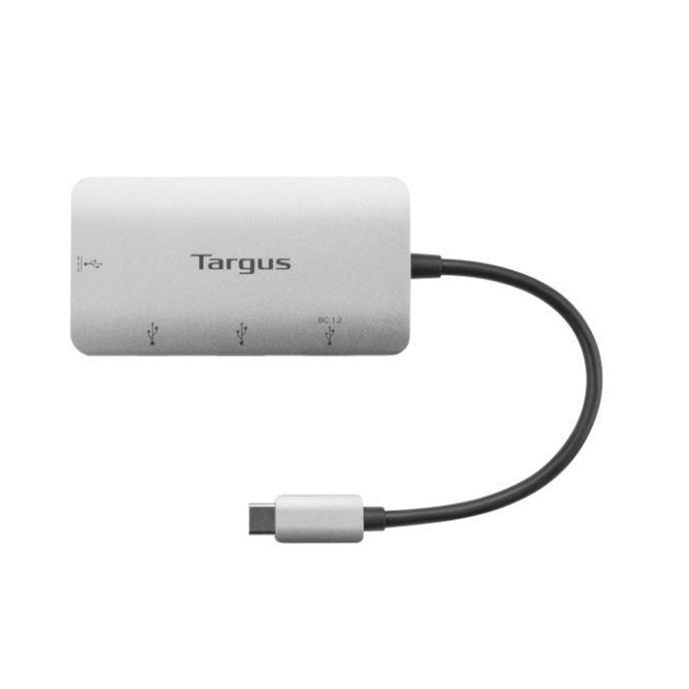 Targus ACH228AP USB-C Multi-Port Hub with 2x USB-A and 2x USB-C Ports with 100W PD Pass-Thru