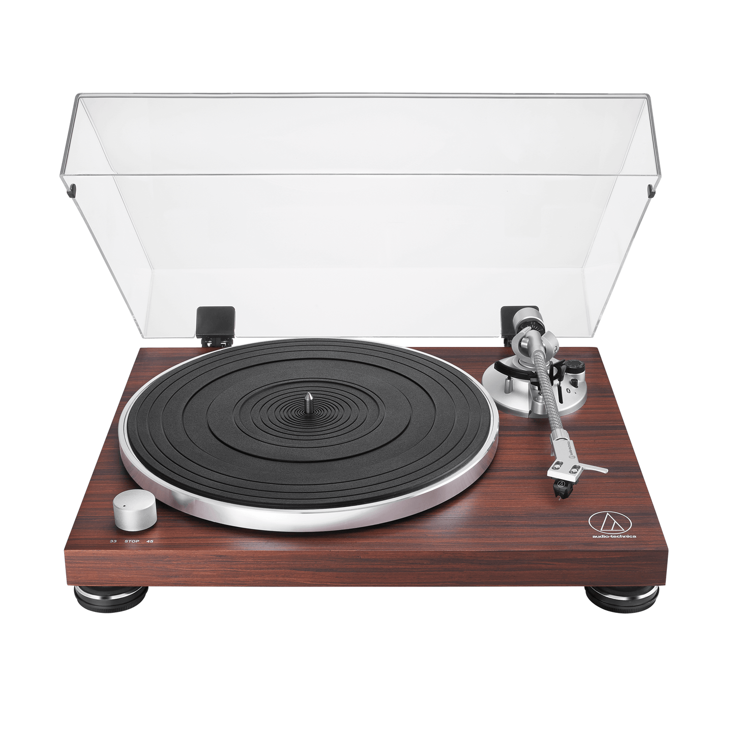 Audio-Technica AT-LPW50BTRW Wireless Fully Manual Belt-Drive Turntable