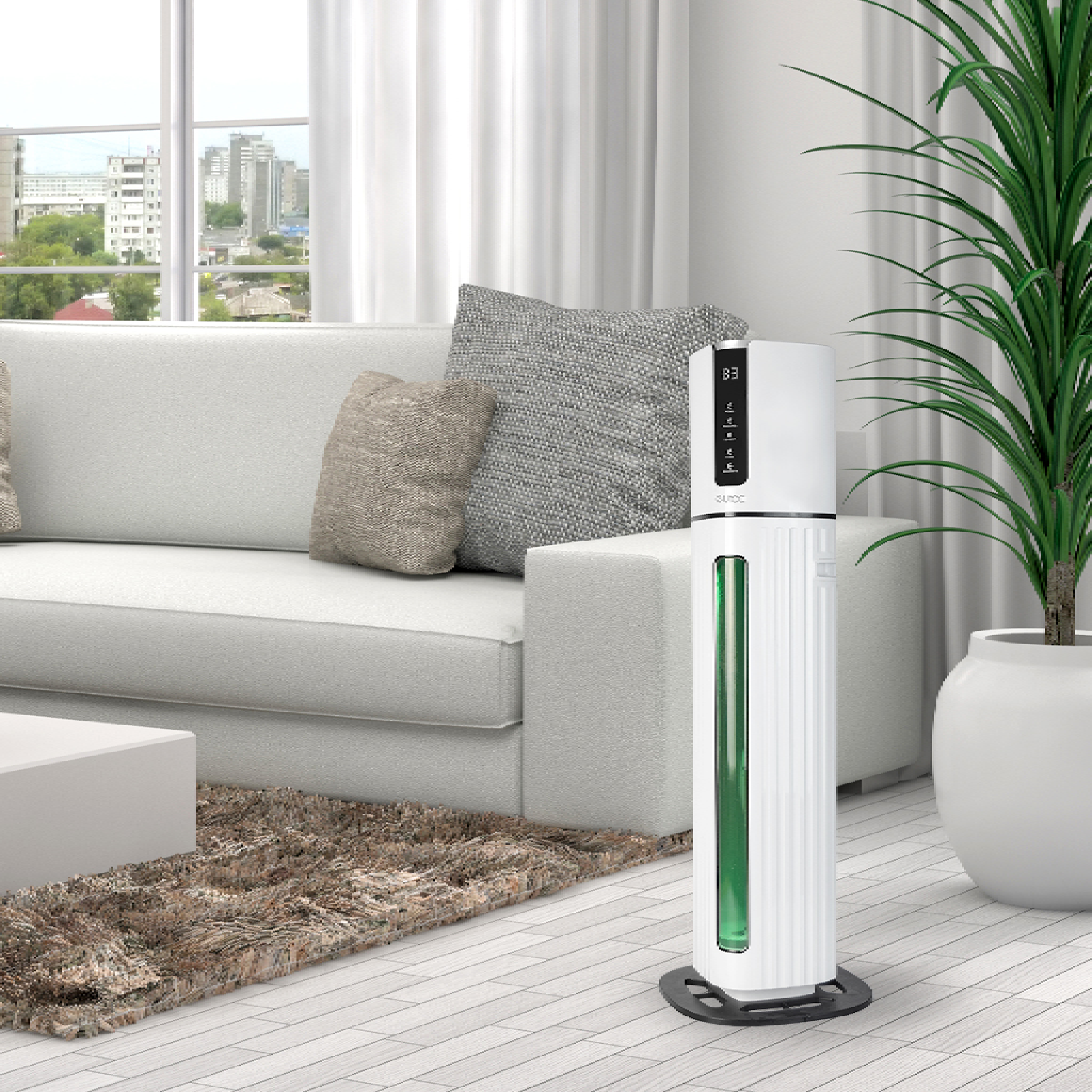 EUROO EHS-12UH21 3-in-1 UV Tower Humidifier